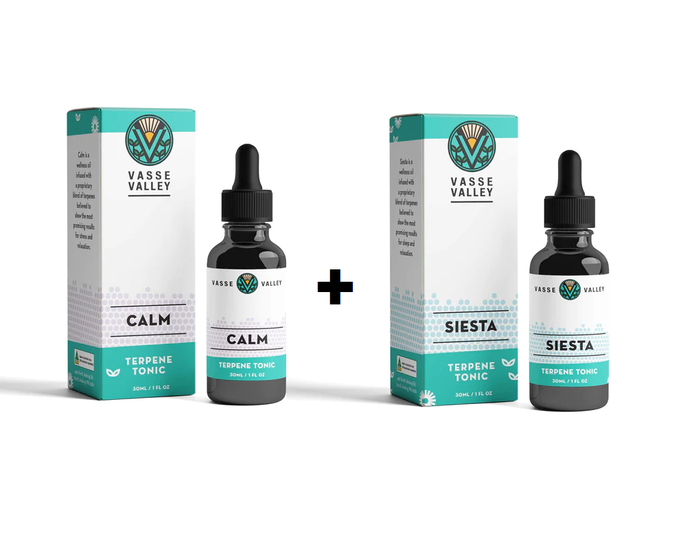 Vasse Valley Terpene Tonic Siesta and Calm value pack